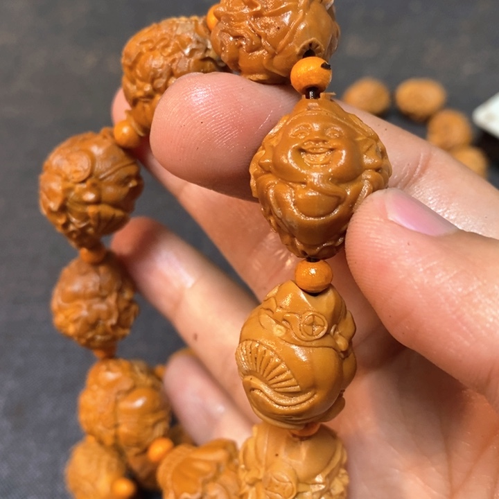 橄榄核手串/手链橄榄微瑕财神