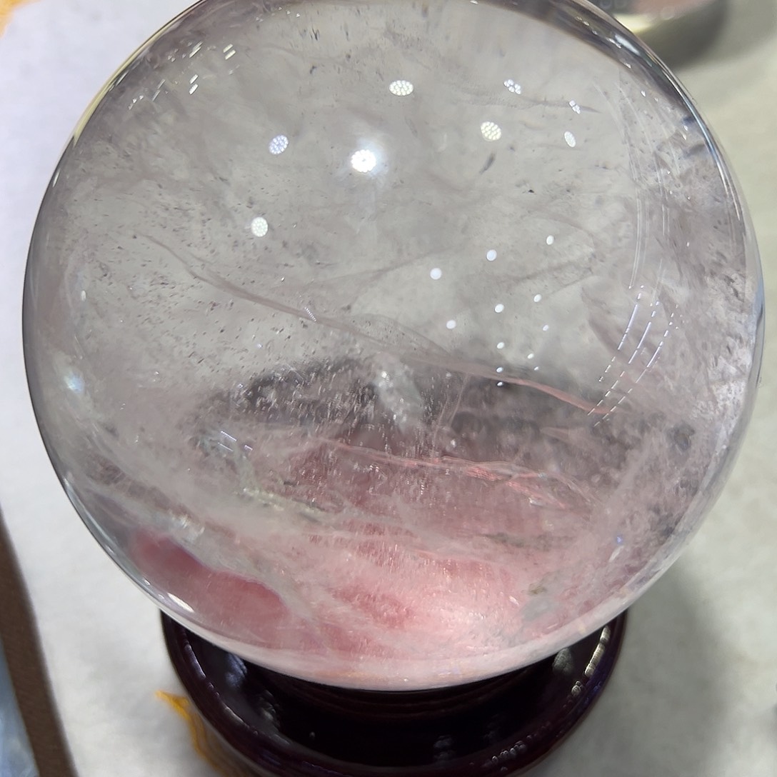 水晶水晶球摆件未镶嵌许****n