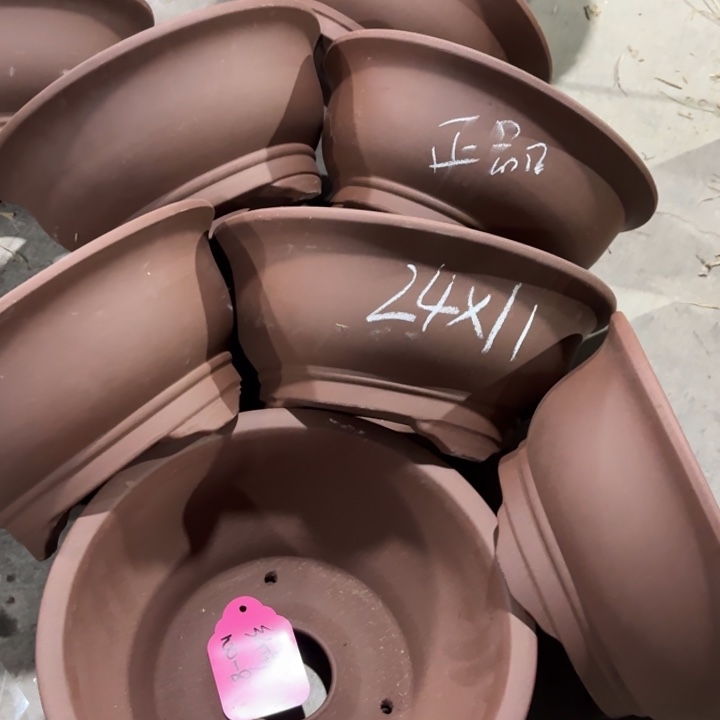 花盆紫砂100-8。       24-11