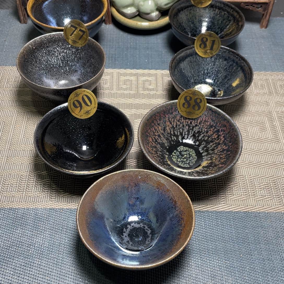 【闪购商品】茶盏柴烧建盏主人杯