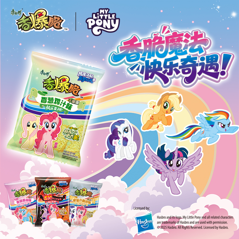 康师傅方便面香爆脆小马宝莉干脆面