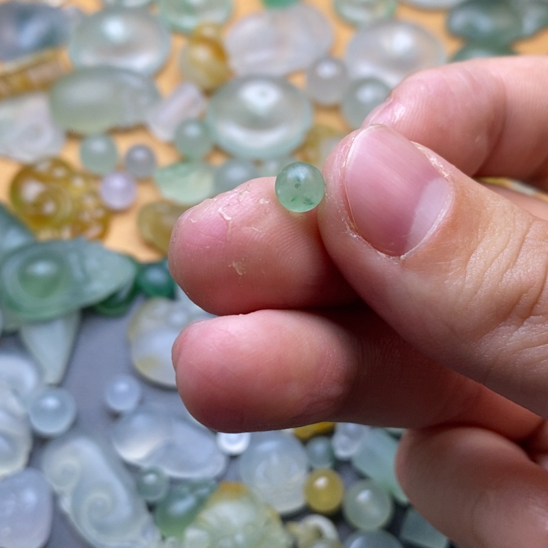 定制翡翠未镶嵌兰*珠子