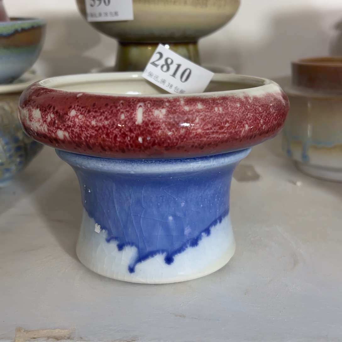 红陶口10高8 景德镇手工花盆