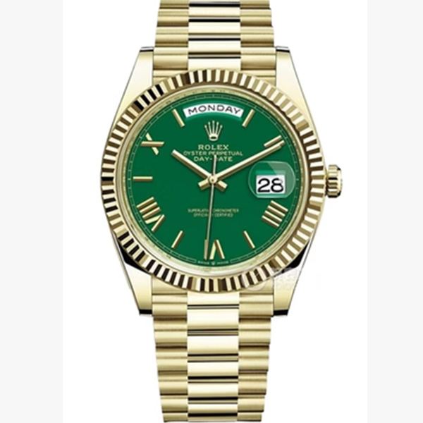 95新 Rolex/劳力士 劳力士金DD/赌桌绿228238/23年全套/40mm/男表
