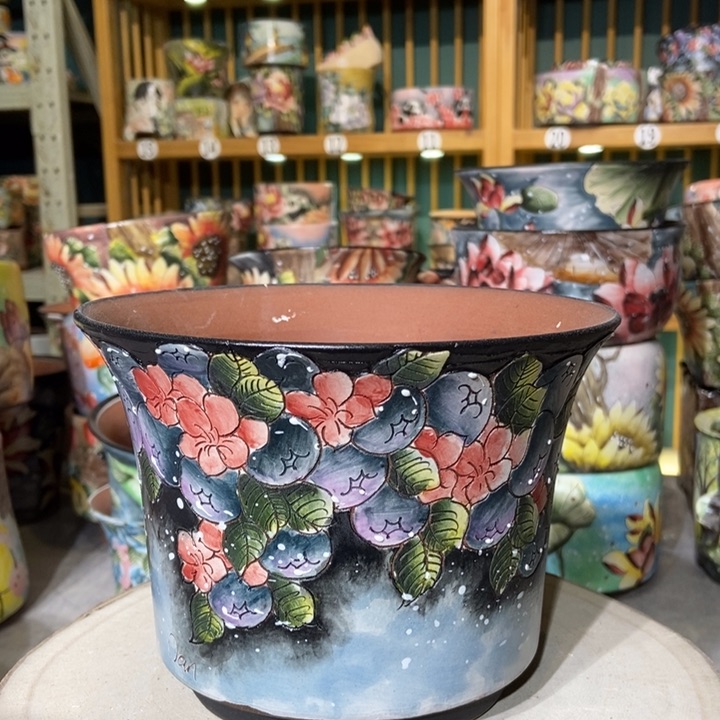 红陶景德镇艺术手绘作品