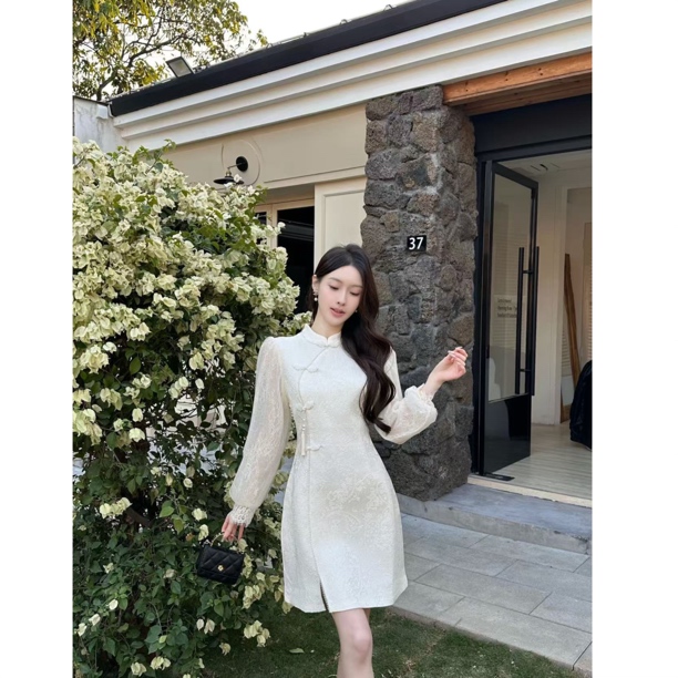 小雪家 新款旗袍国风气质优雅显瘦小个子连衣裙2011