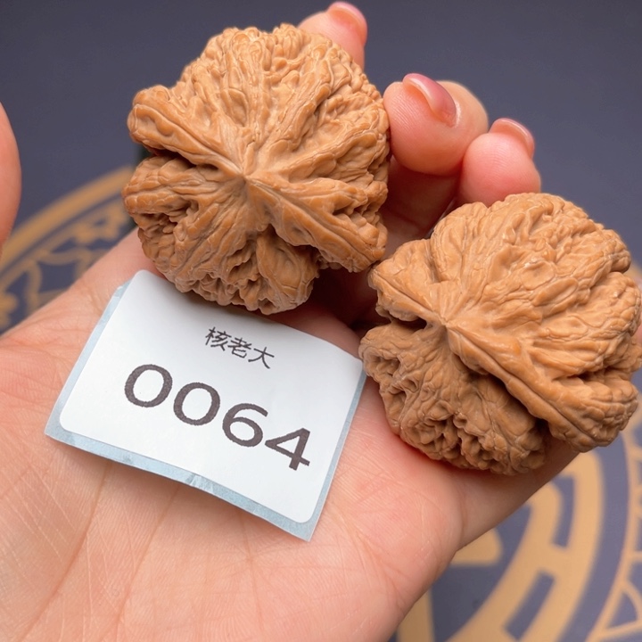 文玩核桃把件44大粗筋