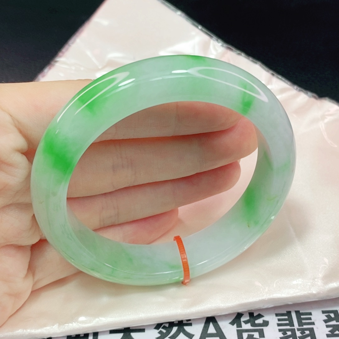 未镶嵌手镯翡翠57.8正圈