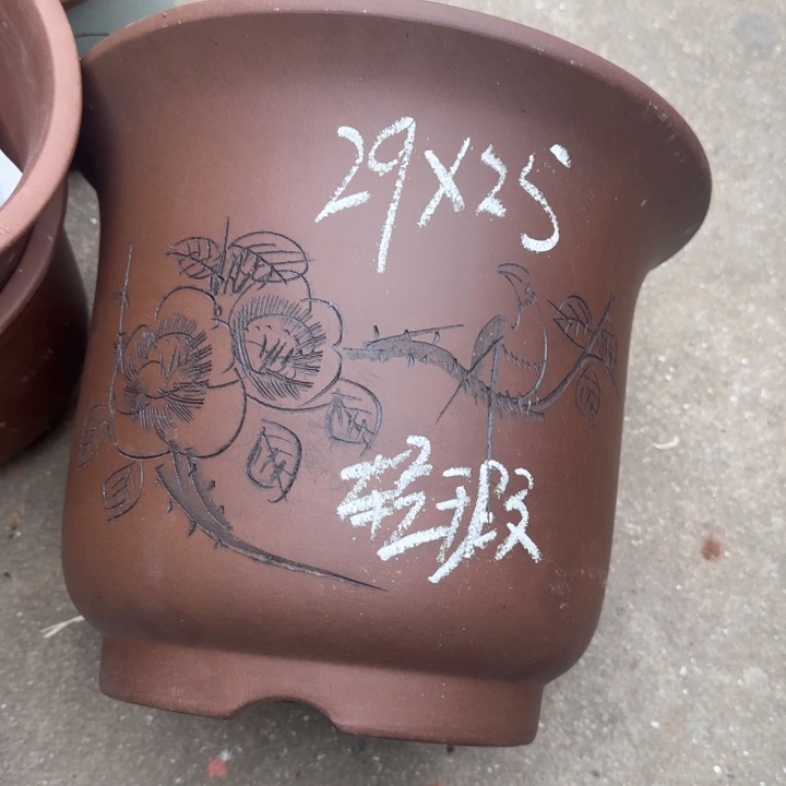 紫砂花盆特价清仓