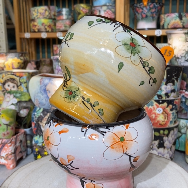 红陶景德镇艺术手绘作品