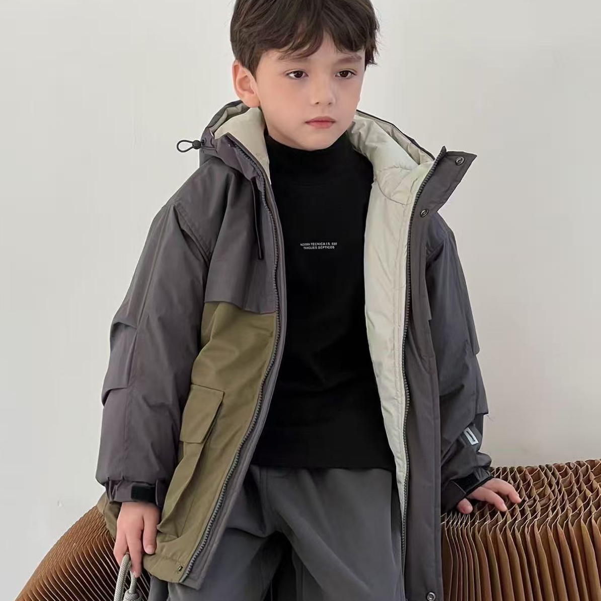 男女通用棉服辣妹风100%聚酯纤维聚脂钎维100100