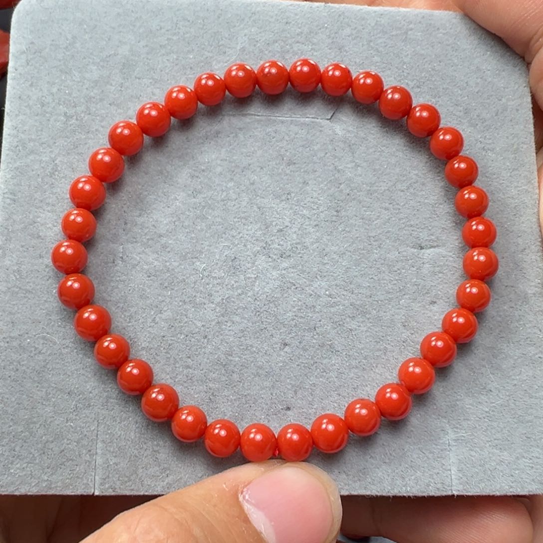南红玛瑙手串未镶嵌