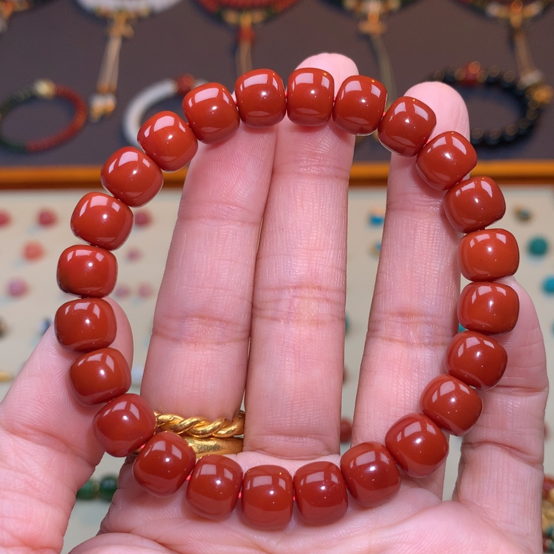 南红玛瑙未镶嵌颈饰