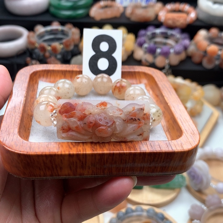 石英质玉手链未镶嵌