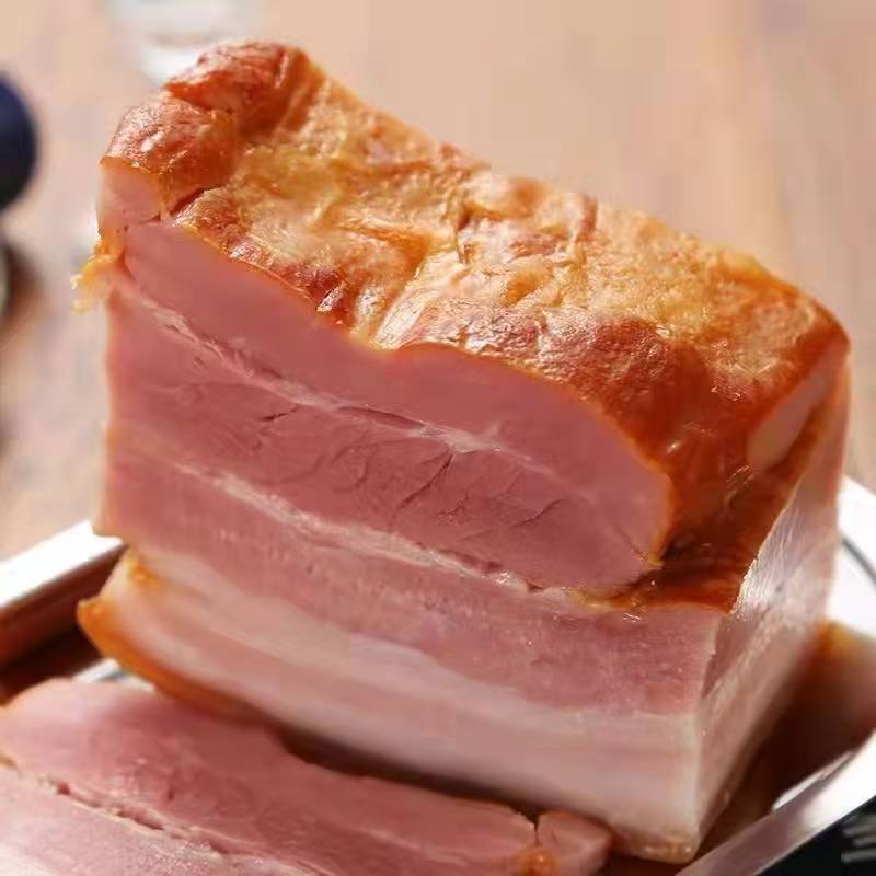 俄罗斯风味萨拉腌猪肉下酒风味烟熏五花肉萨洛即食美食下酒菜包邮