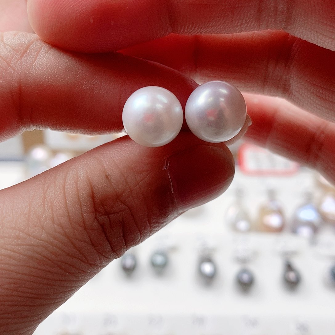 淡水珍珠银S925镶嵌颈饰