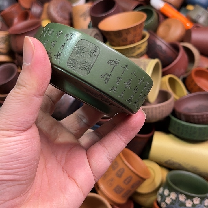 紫砂茶杯全手工紫砂主人杯