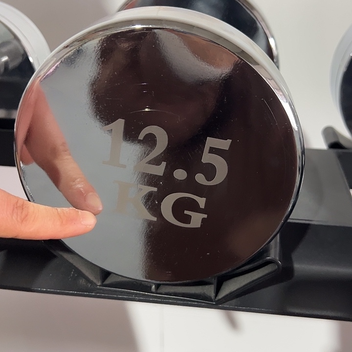 全新电镀纯钢新款12.5公斤一对