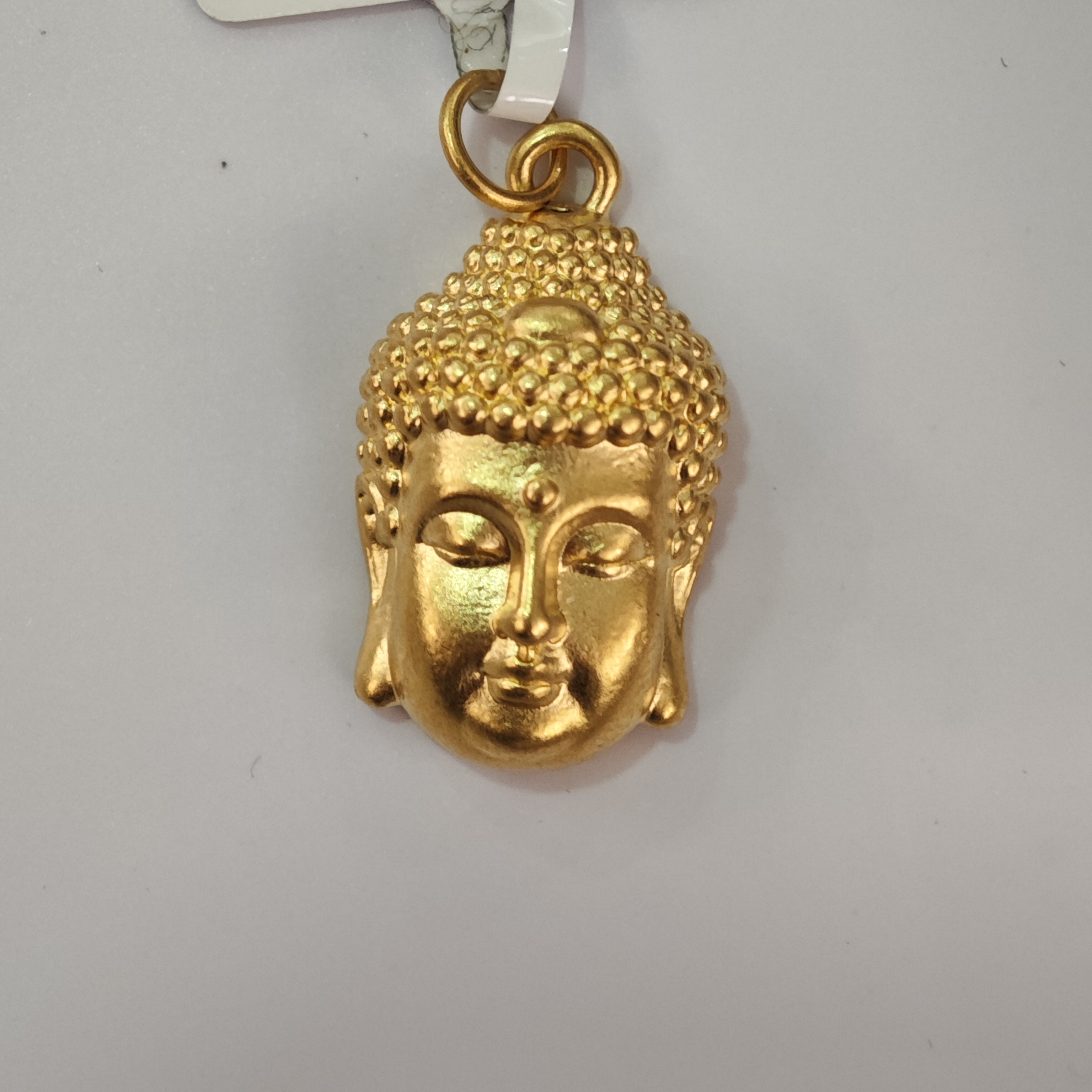 （夏夏专享）足金999饰品 佛头吊坠 0.94 GP