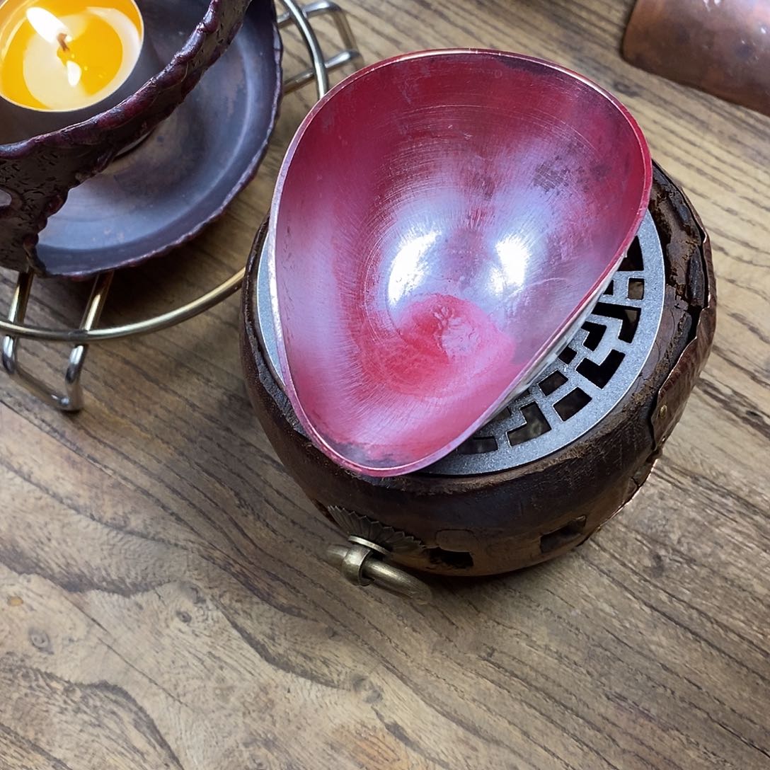 任和堂纯紫铜茶则55899