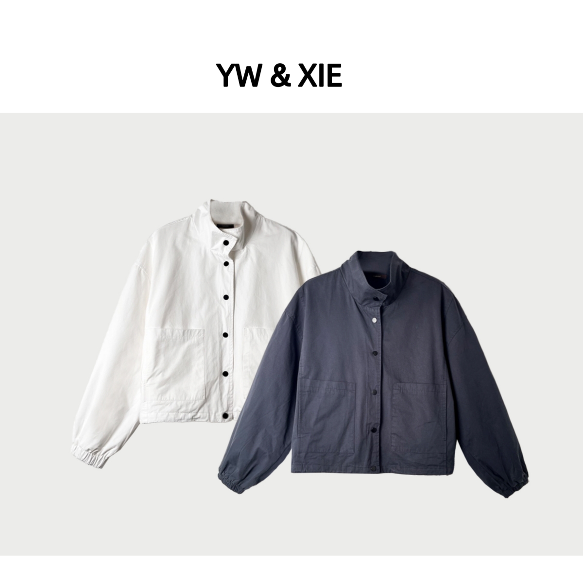 YW&XIE《欧诺女孩》7230工装外套美式复古早春上衣宽松飞行夹克女