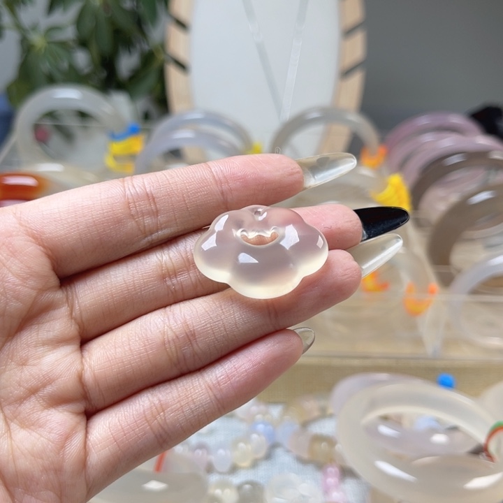 手镯玛瑙/玉髓未镶嵌蒜**霉