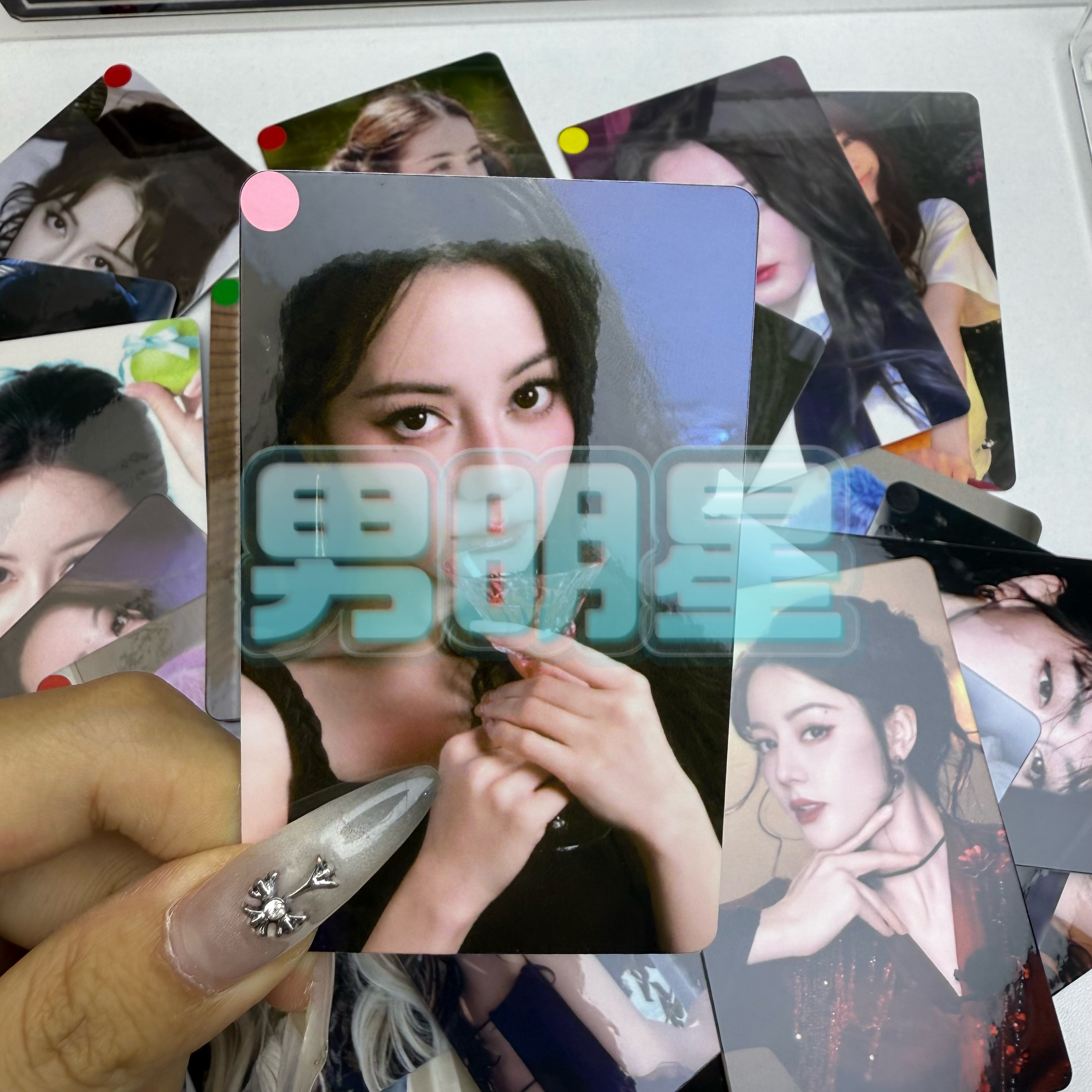 【小卡拆拆乐】男明星自制400g小卡3寸原创卡背（无卡膜）