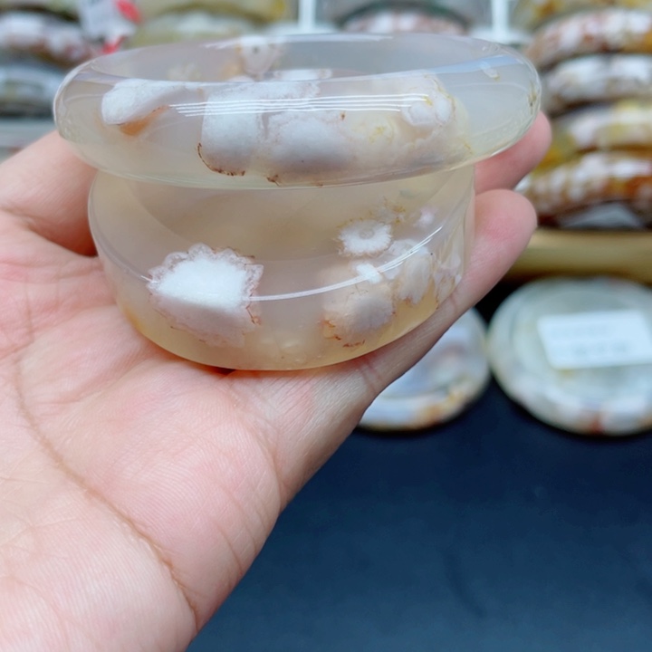 玛瑙/玉髓未镶嵌手镯57.5