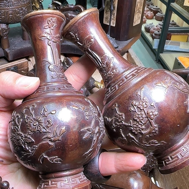 铜器办公室茶室摆件