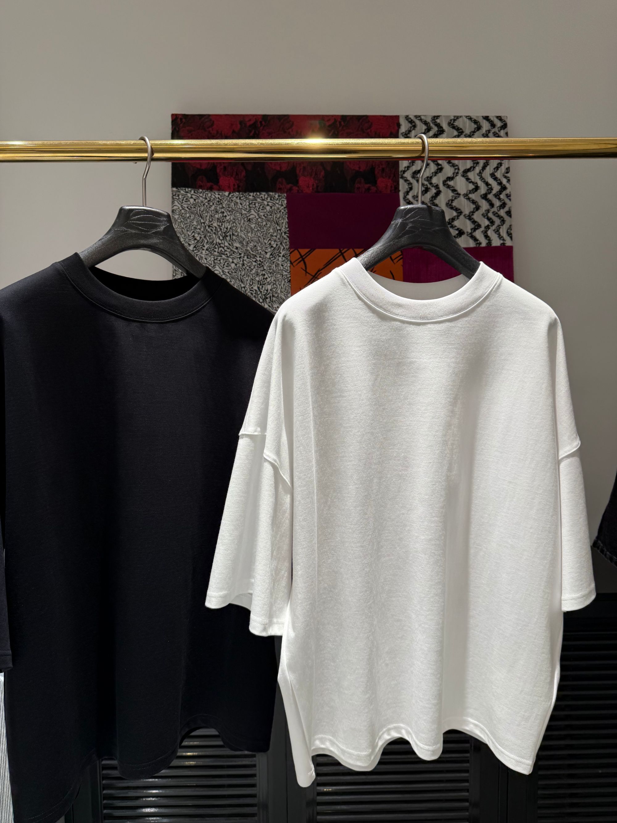 SISTER MIAO•百搭简约印花宽松短袖5683