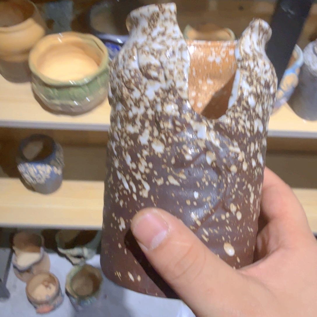 紫砂花盆粗陶盆醋