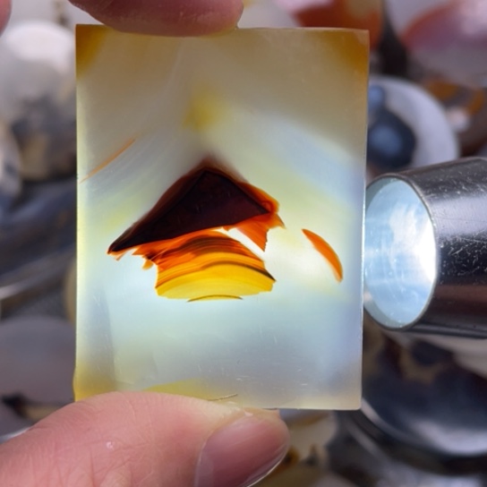 玛瑙/玉髓吊坠(不含链)未镶嵌