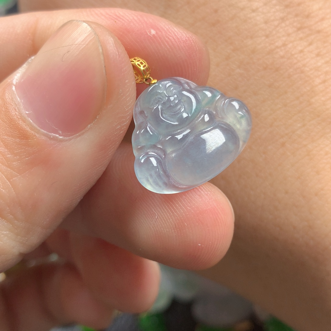 【闪购商品】翡翠颈饰18K金镶嵌翡翠