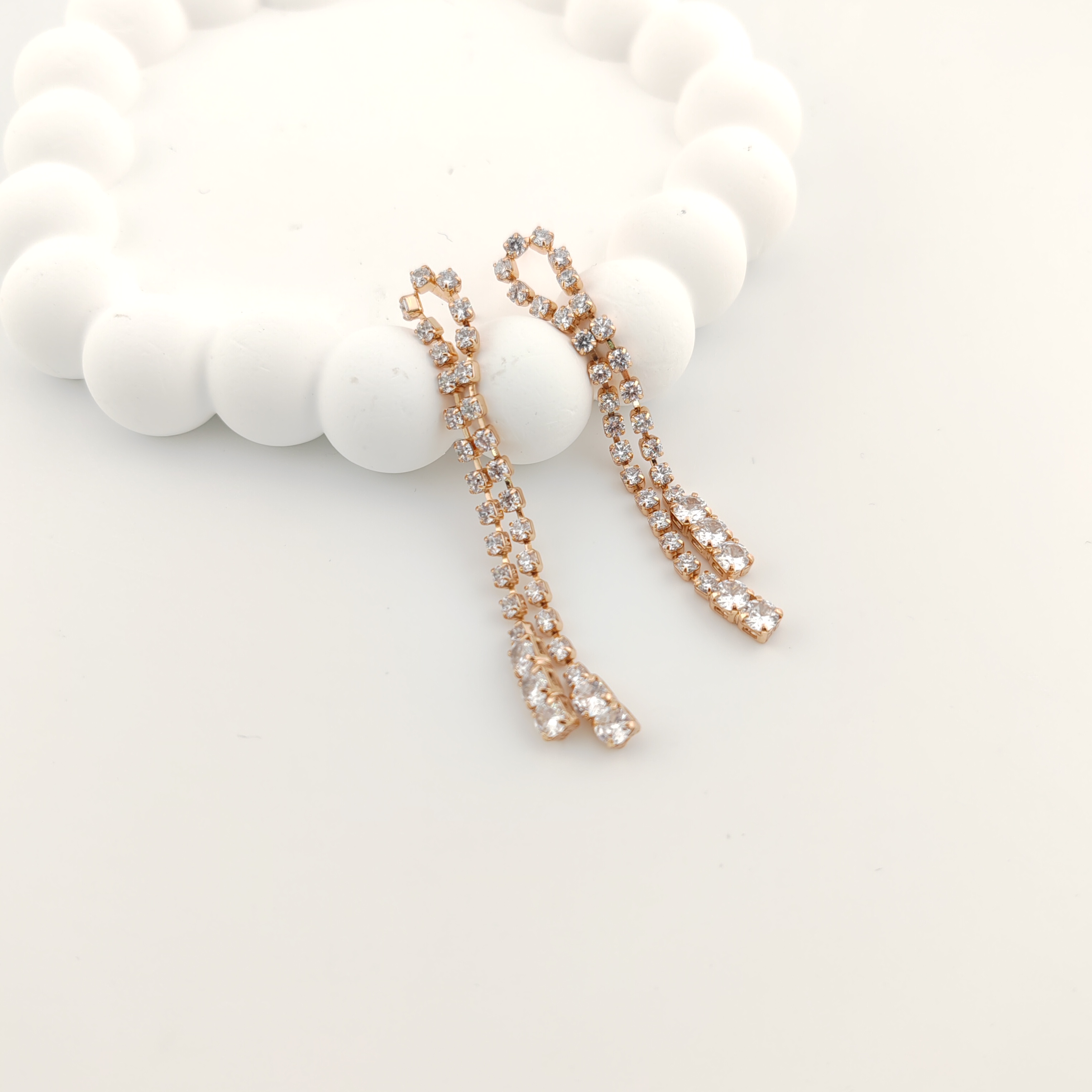 XUPING/旭平首饰 合金合成锆石耳饰 【潘生福利】 GD S00047702