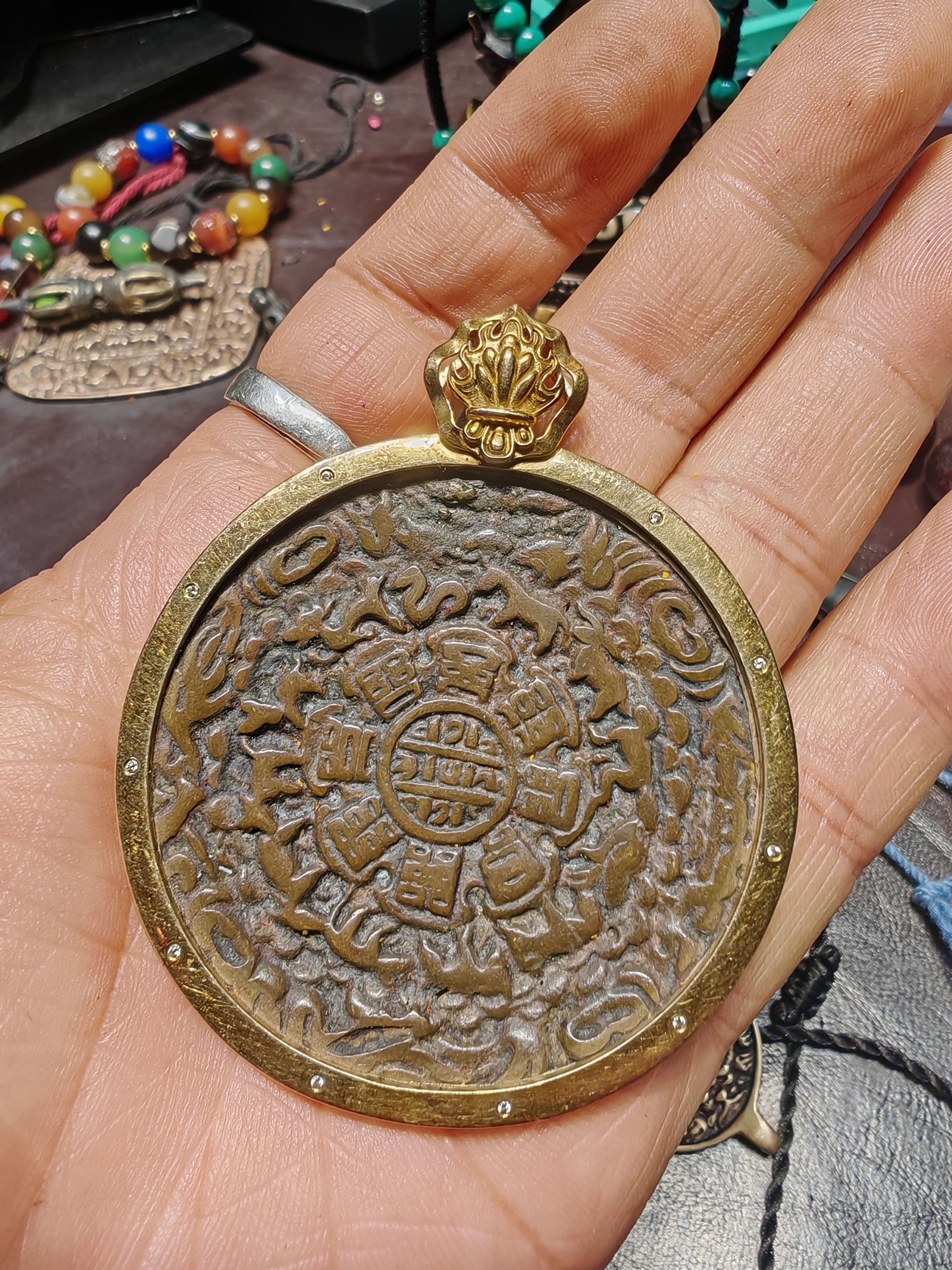 天铁包九宫牌包18k直径约55mm