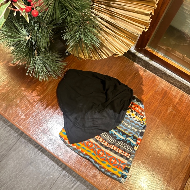 个性百变布时尚百搭通用保暖包头帽多功能双层拼色