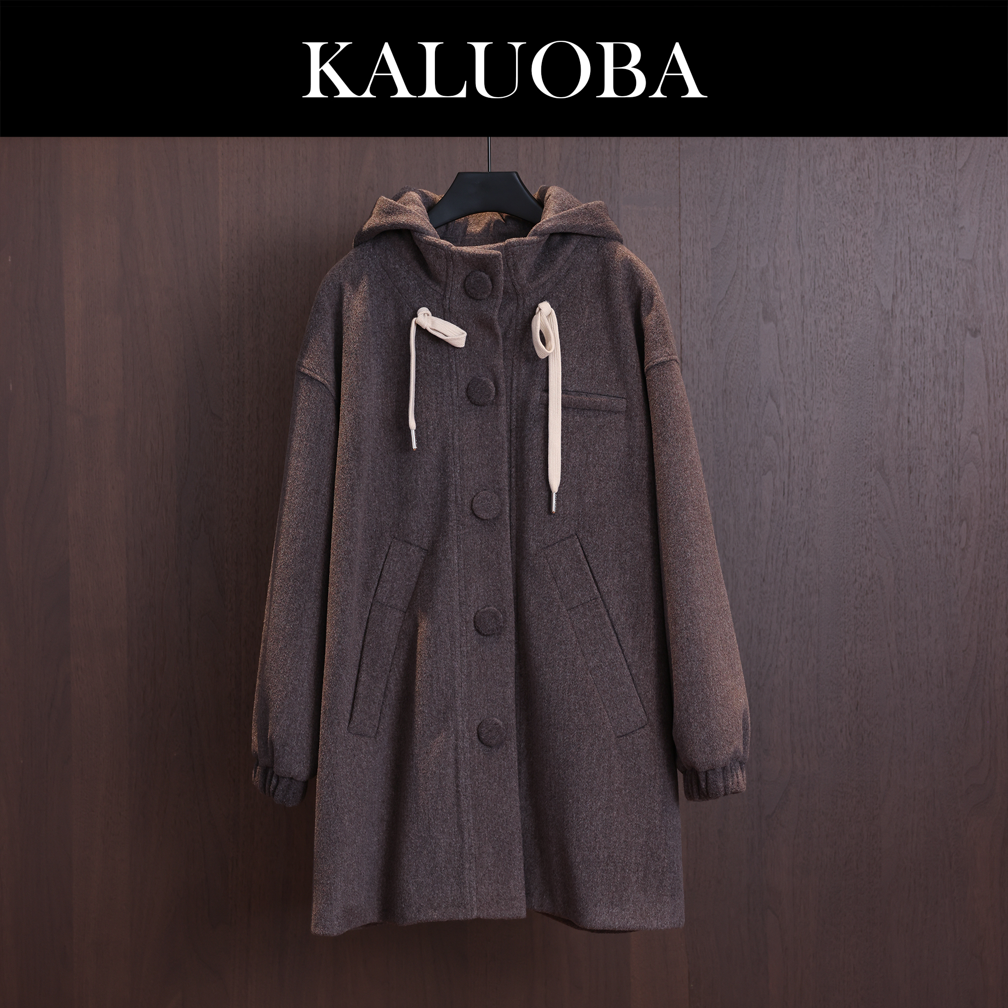 [原创大码设计师款]显白百搭冬季韩版外套K1134