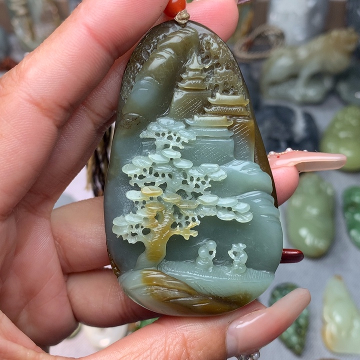 和田玉挂件未镶嵌