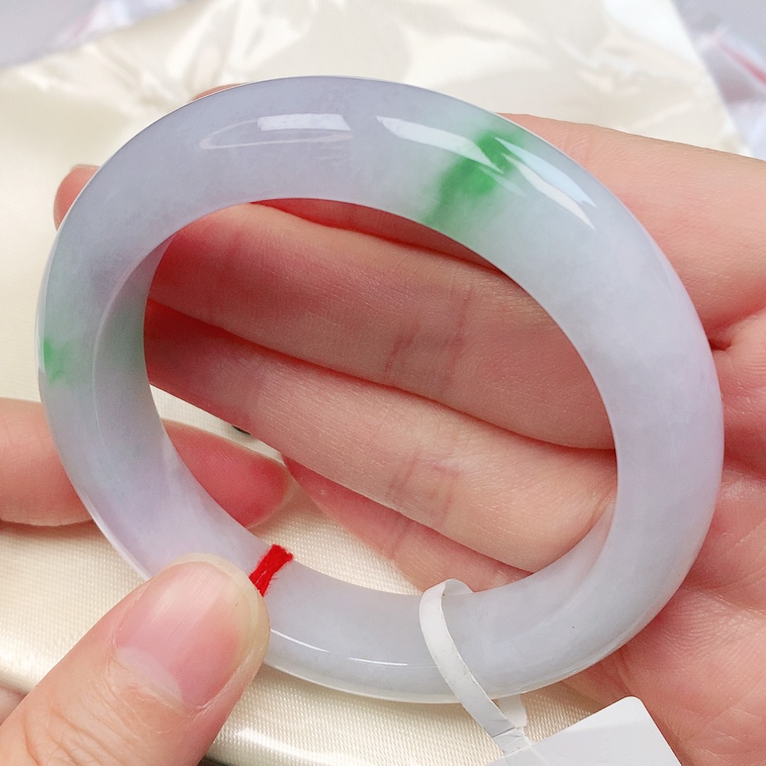 翡翠手镯未镶嵌抖音质检676