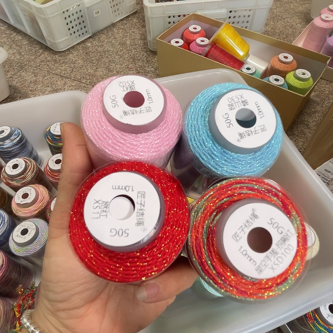 聚酯纤维1.0手搓棉50克宠1包圣诞圈染红2个青山蓝莲红照殿红