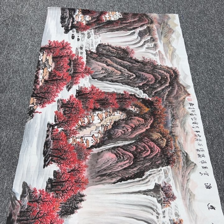 国画纯手绘字画教程分享