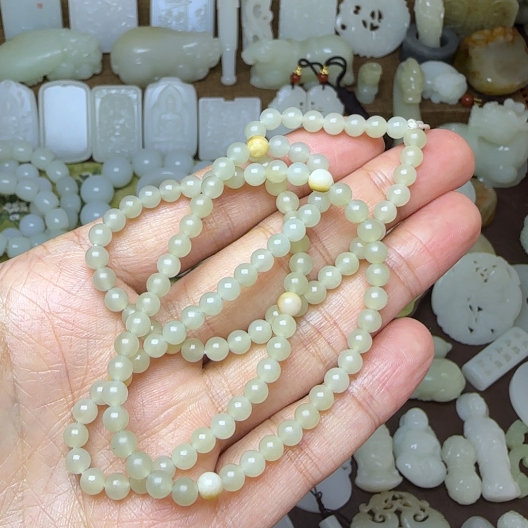 和田玉未镶嵌挂件卡5