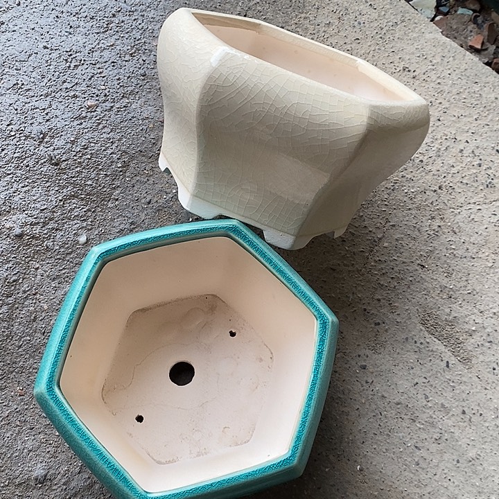 宜兴粗陶紫砂花盆50