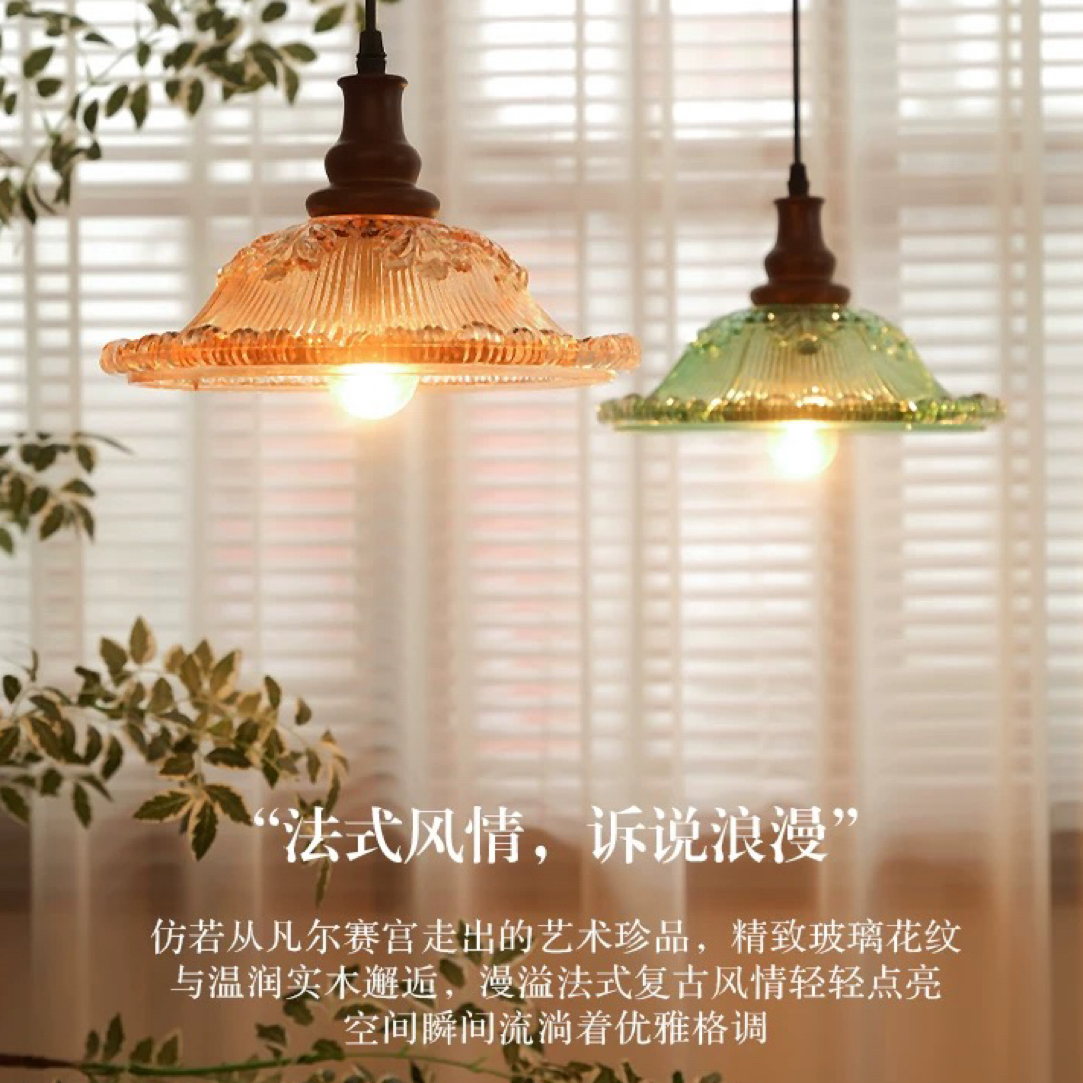 精致中古风走廊灯法式复古入户玄关灯衣帽间吸顶灯阳台灯绝美