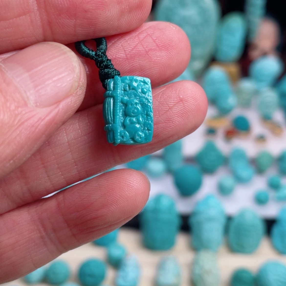 【闪购商品】绿松石吊坠(不含链)未镶嵌