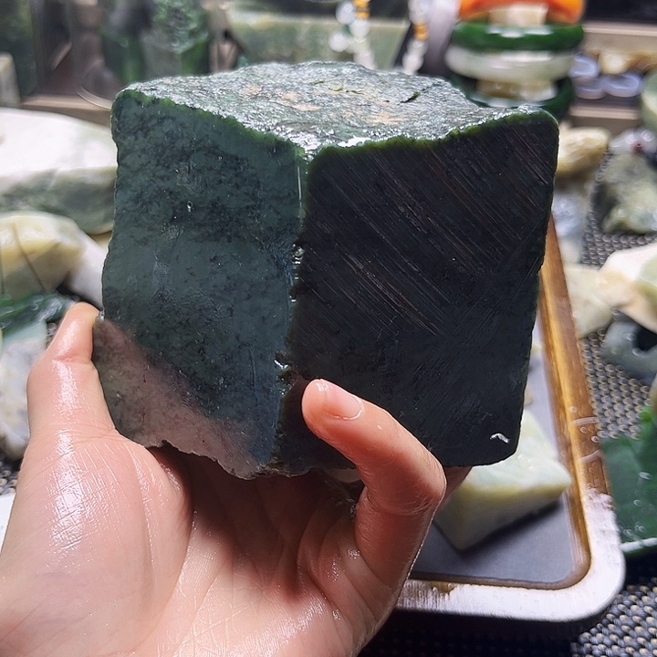 和田玉珠宝半成品未镶嵌