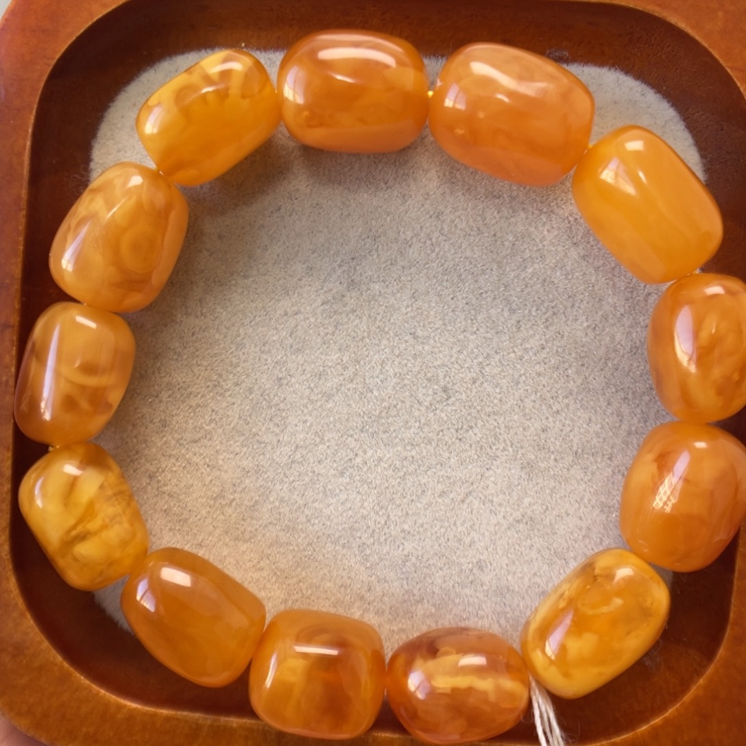蜜蜡未镶嵌手串蜜蜡