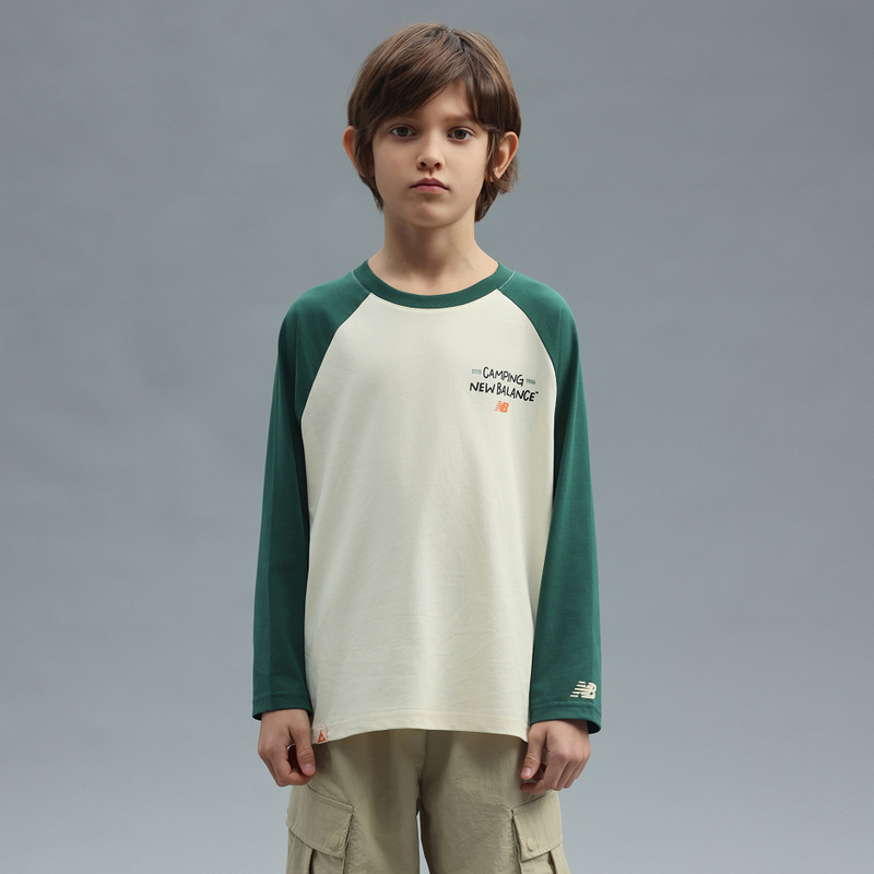 NEW BALANCE KIDS NB春夏新品OUTDOOR系列儿童长袖T恤ND7DF12073