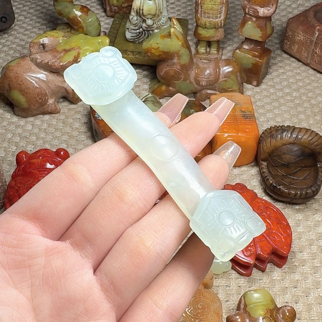 白玉菩提吊坠挂件