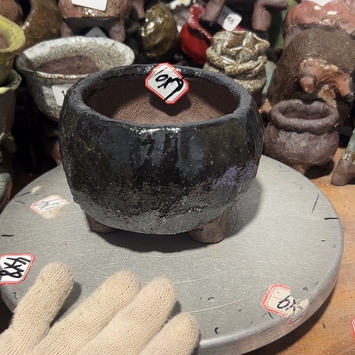 粗陶花盆制作就这样了，现在在